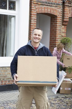 Movers Uxbridge team preparing a safe and insured home move