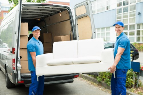 Man with a van service in Uxbridge handling a local move