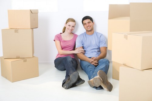 Organized storage space in Uxbridge for moving and decluttering