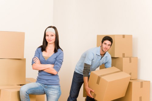 Packed moving van for urgent removals in Uxbridge