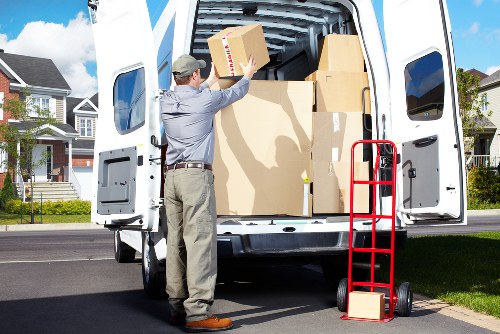 Professional Uxbridge moving team planning a local move