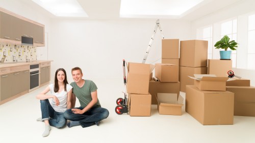 Furniture and household items prepared for removal van hire in Uxbridge