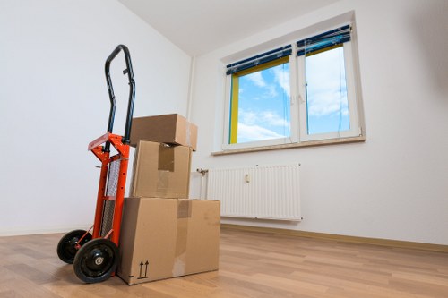 Removal team completing a detailed risk assessment before moving items