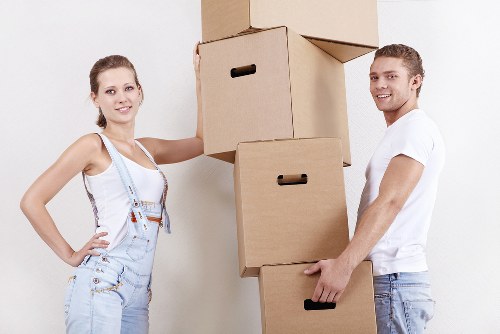 Office furniture removal during a Uxbridge clearance