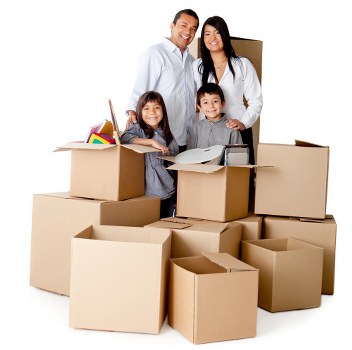 Team completing a professional moving service